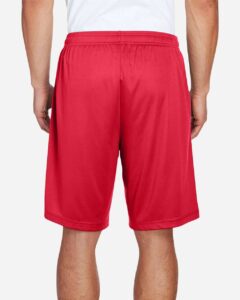 Team 365 TT11SH Men’s Zone Performance Shorts – Sport Red (on model back)