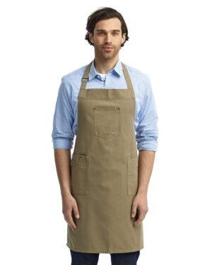 Artisan Collection by Reprime RP132 Chino Bib Apron