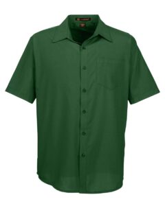Harriton M610S Men’s Paradise Short Sleeve Performance Shirt – Palm Green
