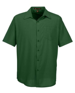 Harriton M610S Men’s Paradise Short Sleeve Performance Shirt – Palm Green