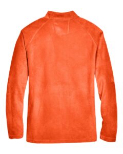 Team 365 TT90 Men’s Campus Microfleece Jacket – Sport Orange (back)