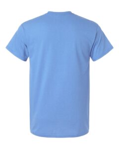 Gildan 3000 Unisex Light Cotton T-Shirt – Carolina Blue (back)
