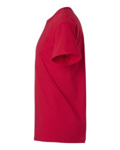Gildan 3000 Unisex Light Cotton T-Shirt – Cherry Red (side)