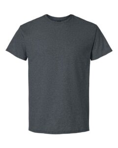 Gildan 3000 Unisex Light Cotton T-Shirt – Dark Heather