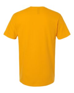 Gildan 3000 Unisex Light Cotton T-Shirt – Gold (back)