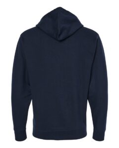 Independent Trading Co. SS4500Z Unisex Midweight Full-Zip Hooded Sweatshirt – Classic Navy (back)