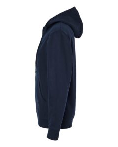 Independent Trading Co. SS4500Z Unisex Midweight Full-Zip Hooded Sweatshirt – Classic Navy (side)
