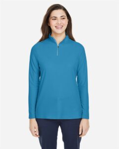 CORE365 CE405W Women’s Fusion ChromaSoft™ Pique Quarter-Zip Pullover