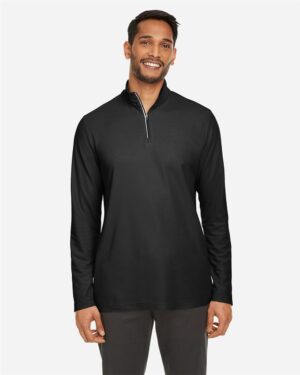 CORE365 CE405 Men’s Fusion ChromaSoft™ Pique Quarter-Zip Pullover
