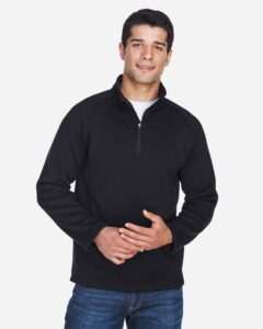 Devon & Jones DG792 Unisex Bristol Sweater Fleece Quarter-Zip Pullover