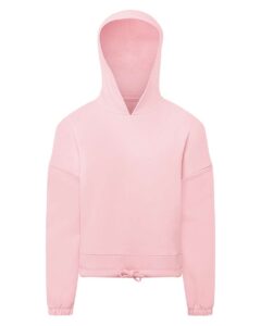 TriDri TD85B Youth Maria Hooded Sweatshirt – Light Pink
