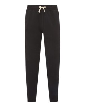 MV Sport 22744 Unisex Vintage Fleece Joggers – Black