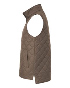Weatherproof 207359 Men’s Vintage Diamond Quilted Vest – Driftwood (side)