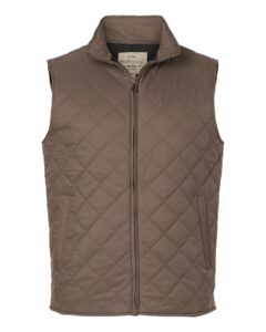 Weatherproof 207359 Men’s Vintage Diamond Quilted Vest – Driftwood