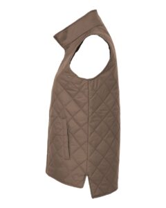Weatherproof W207359 Women’s Vintage Diamond Quilted Vest – Driftwood (side)
