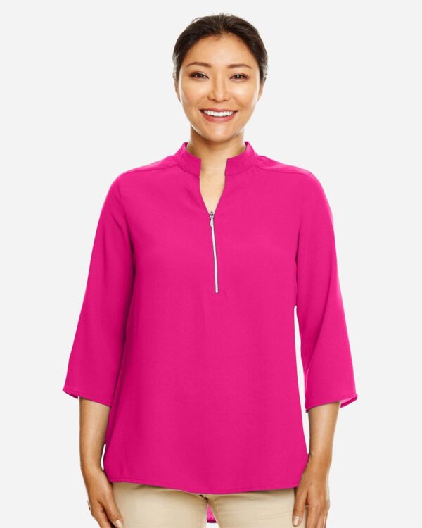 Devon & Jones Devon & Jones DP611W Women’s Perfect Fit™  Three-Quarter Sleeve Crepe Tunic
