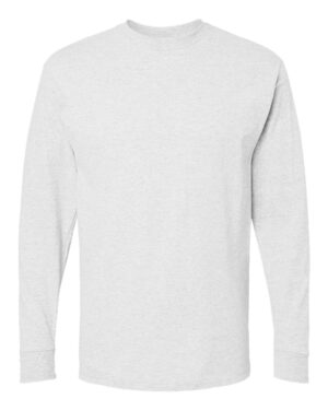 M&O 4820 Unisex Gold Soft Touch Long Sleeve T-Shirt – Ash