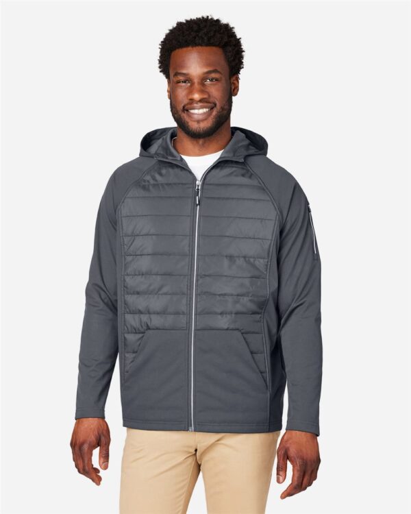 CORE365 Unisex Techno Lite Hybrid Hooded Jacket