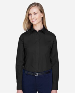 Devon & Jones D620W Women’s Crown Collection® Broadcloth Woven Dress Shirt
