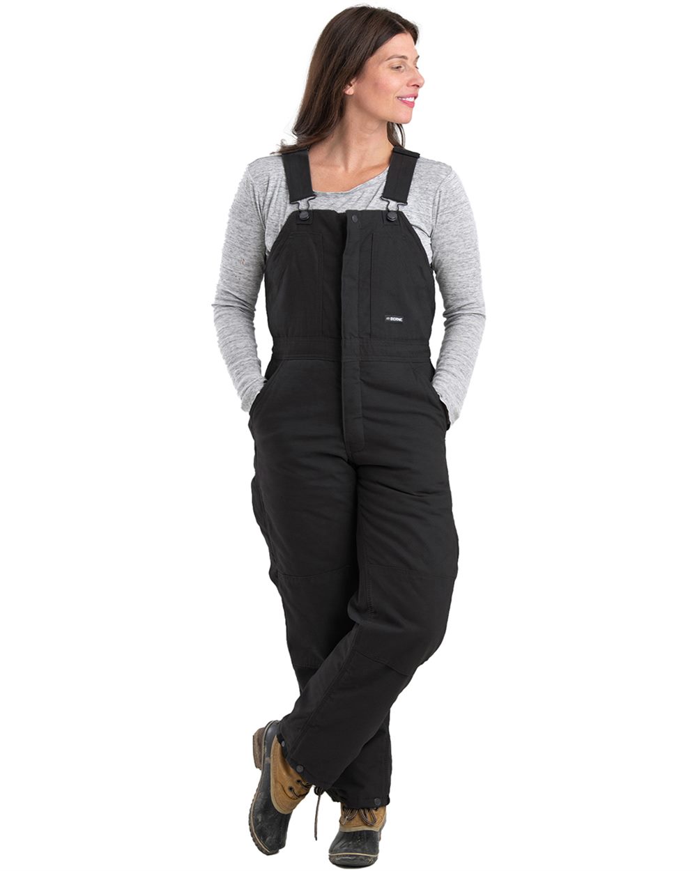 Berne Apparel WB515 Women’s Softstone Duck Insulated Bib Overall Berne Apparel WB515 Women’s Softstone Duck Insulated Bib Overall