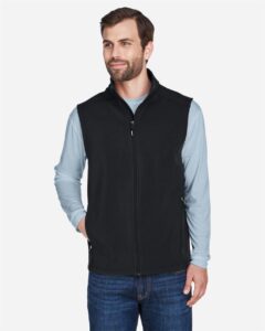CORE365 CE701 Men’s Cruise Two-Layer Fleece Bonded Soft Shell Vest
