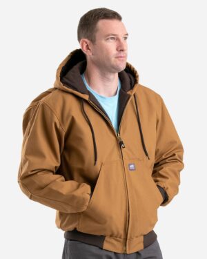 Berne Apparel HJ51T Men’s Tall Highland Washed Cotton Duck Hooded Jacket