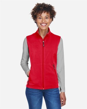 CORE365 CE701W Women’s Cruise Two-Layer Fleece Bonded Soft Shell Vest