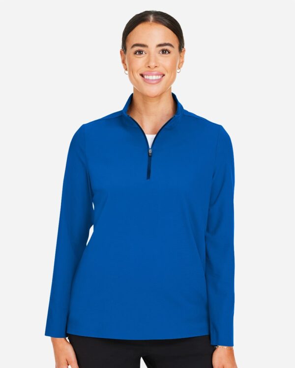 Devon & Jones Devon & Jones DG410W Women’s CrownLux Performance® Windsor Welded Quarter-Zip Pullover