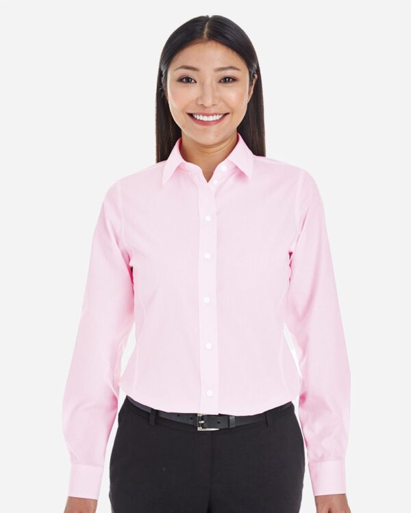 Devon & Jones Devon & Jones DG534W Women’s Crown Collection® Striped Woven Dress Shirt