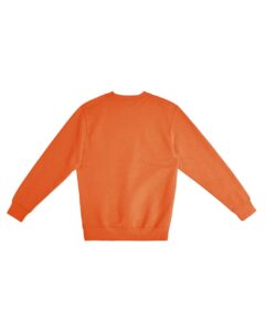 Lane Seven LS14004 Unisex Premium Crewneck Sweatshirt – Carrot (back)