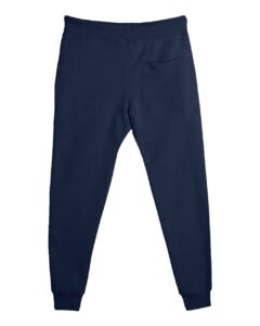 Lane Seven LST006 Unisex Premium Joggers – Navy (back)