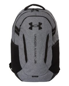 Under Armour 1384672 Hustle Backpack 6.0 – Castlerock Heather/ Black