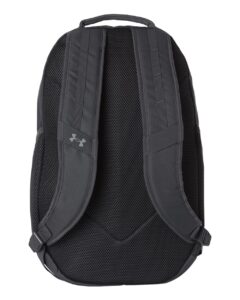 Under Armour 1384672 Hustle Backpack 6.0 – Castlerock/ Stealth Grey (back)