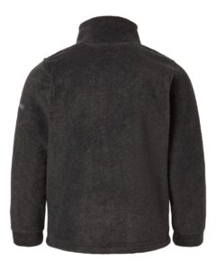 Columbia 212479 Youth Steens Mountain™ II Fleece Full-Zip Jacket – Charcoal Heather (back)