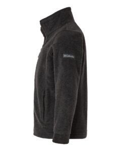 Columbia 212479 Youth Steens Mountain™ II Fleece Full-Zip Jacket – Charcoal Heather (side)