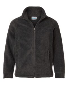 Columbia 212479 Youth Steens Mountain™ II Fleece Full-Zip Jacket – Charcoal Heather