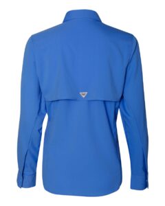 Columbia 212465 Women’s PFG Tamiami™ II Shirt – Vivid Blue (back)