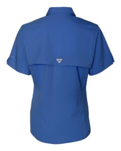 Columbia 212466 Women’s PFG Tamiami™ II Short Sleeve Shirt – Vivid Blue (back)