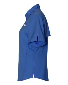 Columbia 212466 Women’s PFG Tamiami™ II Short Sleeve Shirt – Vivid Blue (side)