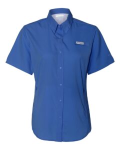 Columbia 212466 Women’s PFG Tamiami™ II Short Sleeve Shirt – Vivid Blue