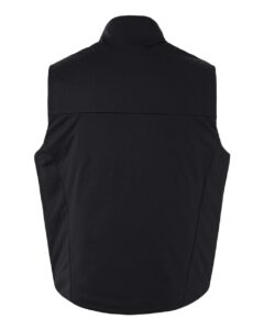 CORE365 CE716 Unisex Techno Lite Flat-Fill Insulated Vest – Black (back)