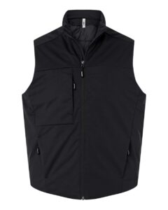 CORE365 CE716 Unisex Techno Lite Flat-Fill Insulated Vest – Black