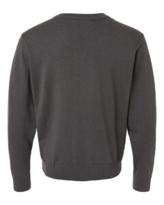 Devon & Jones DG445 Men’s New Classics V-Neck Sweater – Graphite (back)