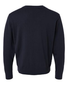 Devon & Jones DG445 Men’s New Classics V-Neck Sweater – Navy (back)