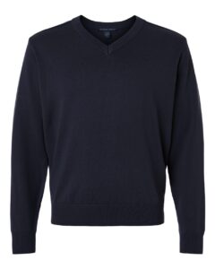 Devon & Jones DG445 Men’s New Classics V-Neck Sweater – Navy