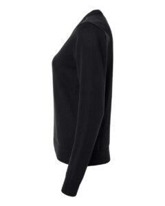 Devon & Jones DG445W Women’s New Classics V-Neck Sweater – Black (side)