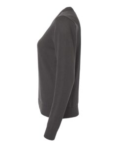 Devon & Jones DG445W Women’s New Classics V-Neck Sweater – Graphite (side)