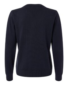 Devon & Jones DG445W Women’s New Classics V-Neck Sweater – Navy (back)