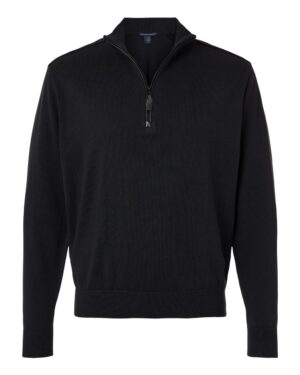 Devon & Jones DG446 Men’s New Classics Quarter-Zip Sweater – Black