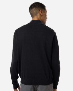 Devon & Jones DG446 Men’s New Classics Quarter-Zip Sweater – Black (on model back)